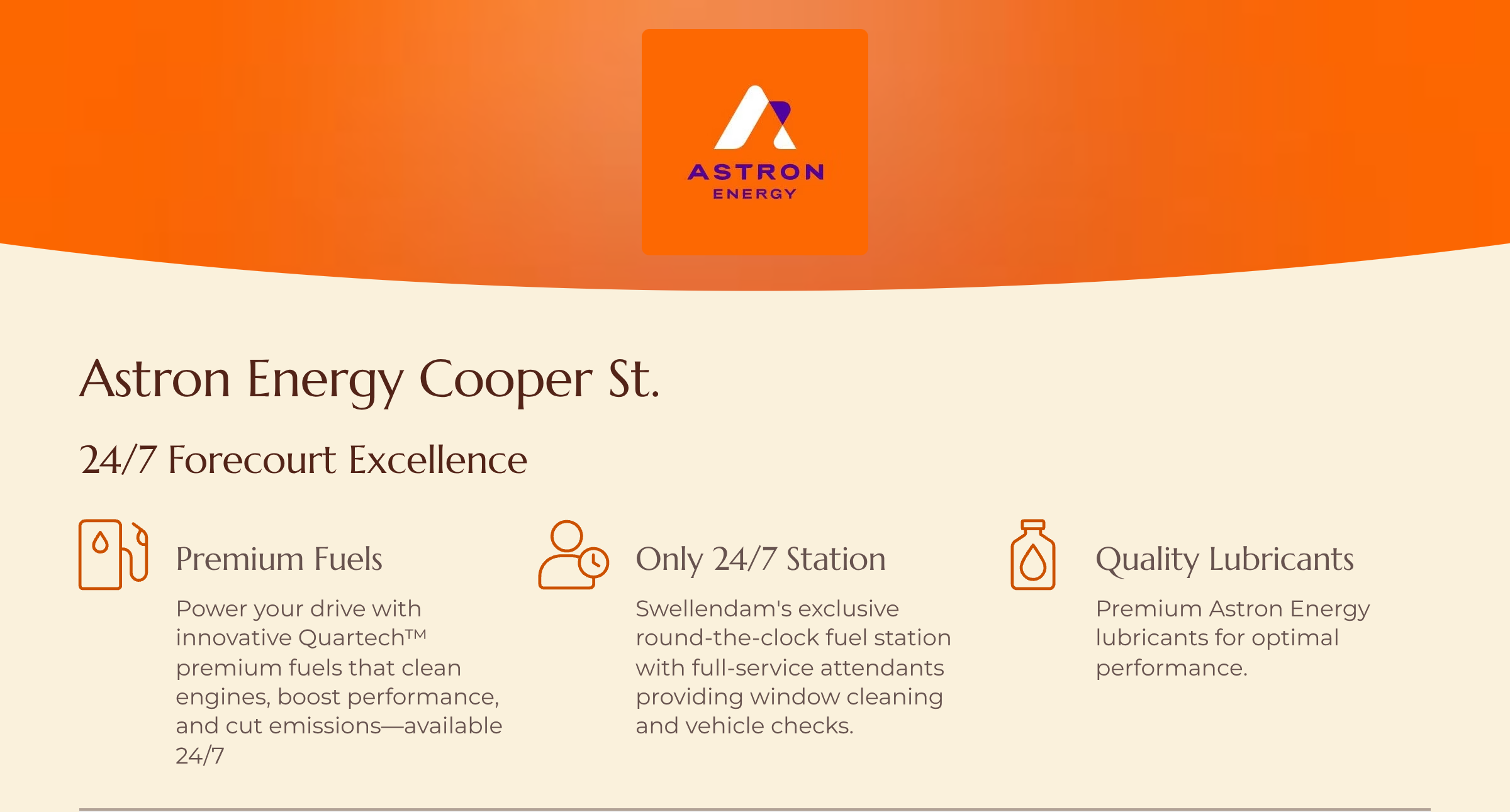 Astron Energy Cooper St